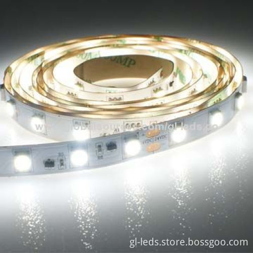 60 LEDs/m 960lm 14.4W/m 24V LED Strip, 5050New